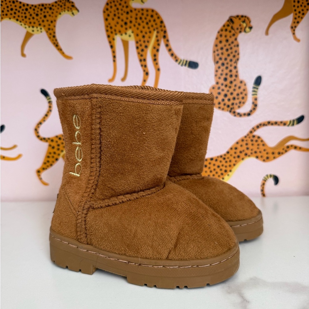 Bebe Brown Suede Boots